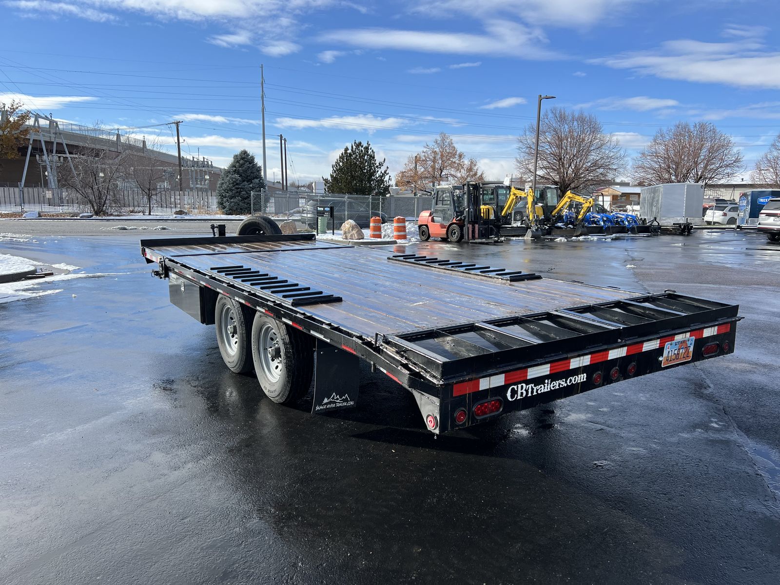 20' Tilt Deck Trailer for Rent – Convenient, Heavy-Duty Hauling!**