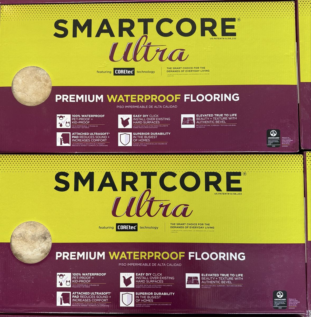 2000SqFt Tivoli Travertine Waterproof Luxury Vinyl Tile Flooring LVT