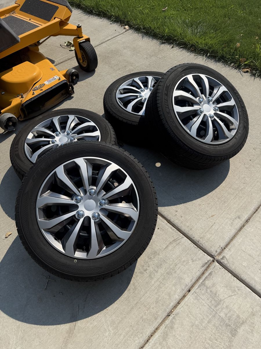Toyo Celsius II All-Weather Tires 205/55R16 with 5x100 Steel Wheels & TPMS