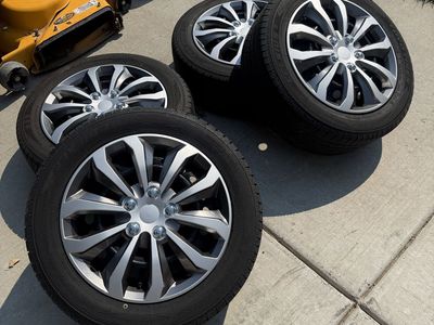 Toyo Celsius II All-Weather Tires 205/55R16 with 5x100 Steel Wheels & TPMS