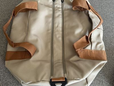 New Tan Duffle Bag with Shoe And Wet Pockets