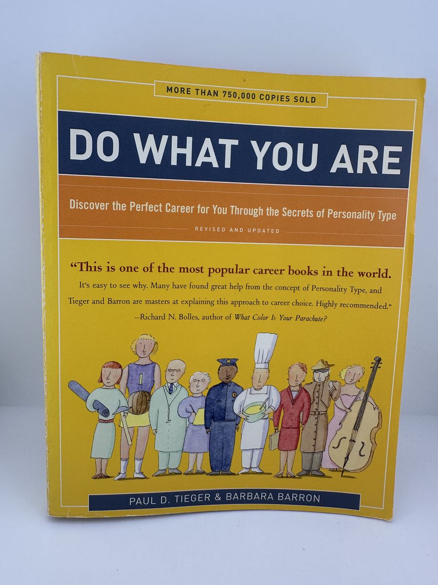 Do What You Are 4th Edition Tieger Barron Career Personality Book MBTI
