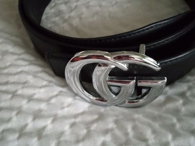 Black Gucci belt 43 inches long