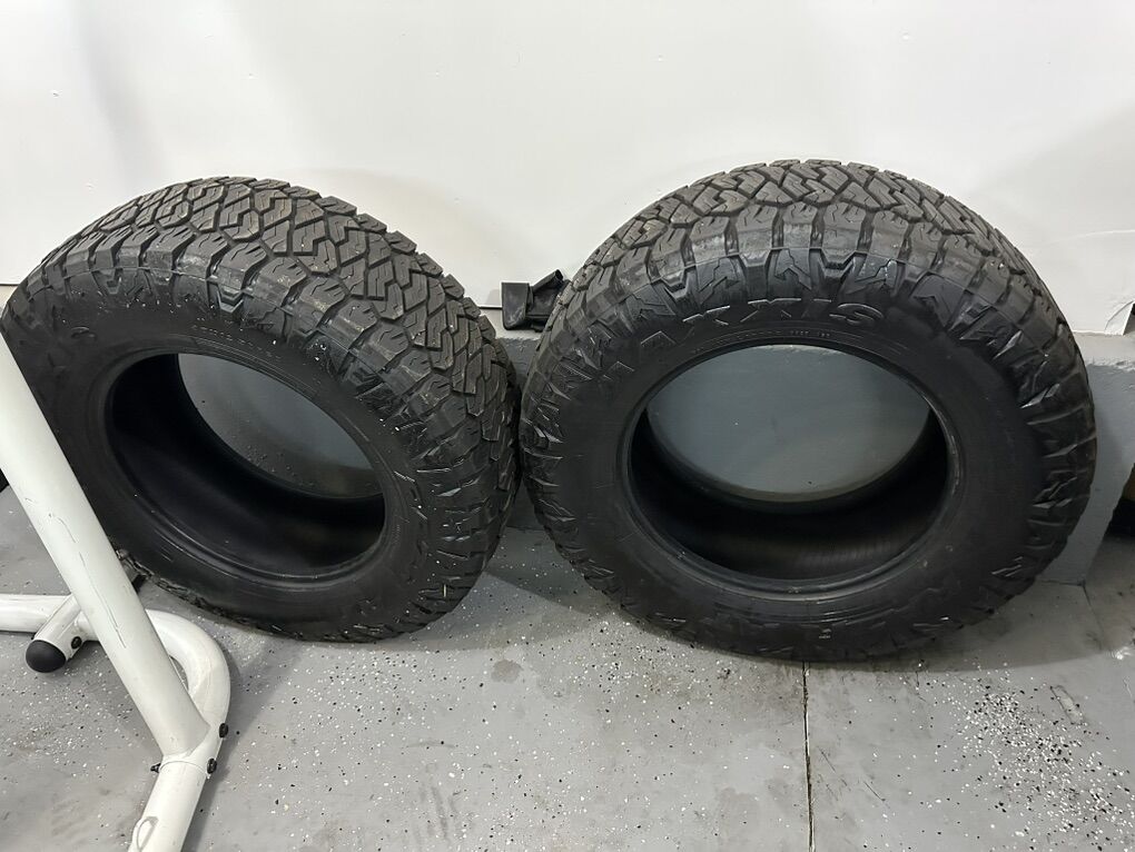 2 - Maxxis 37x12.50R20LT Tires