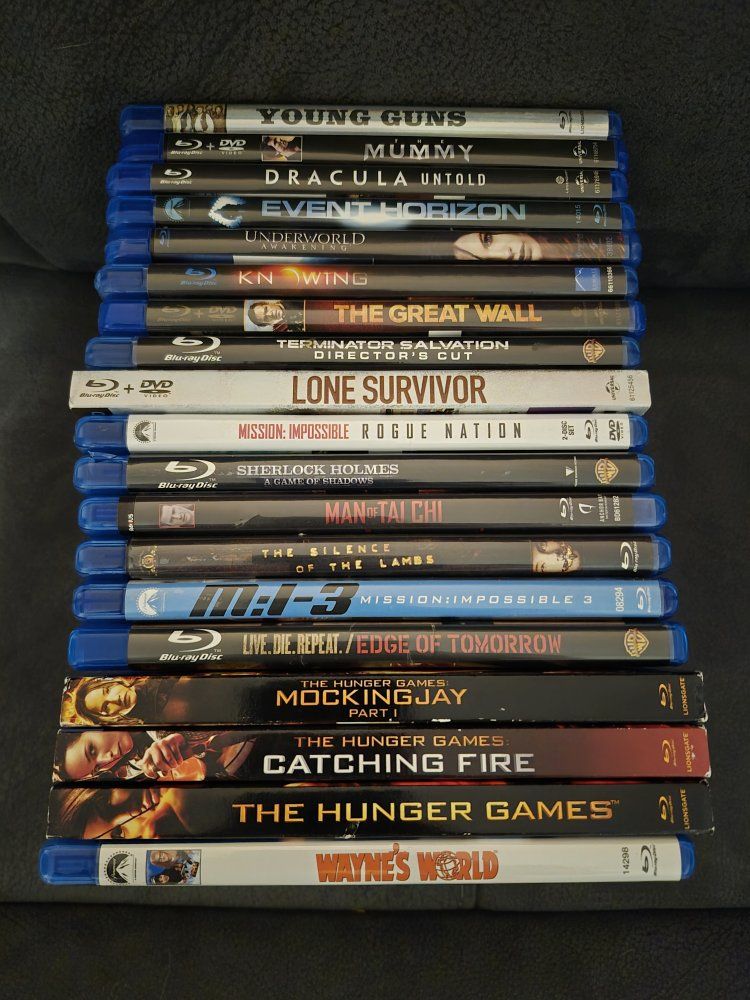 Misc Bluray Movies $5 Each