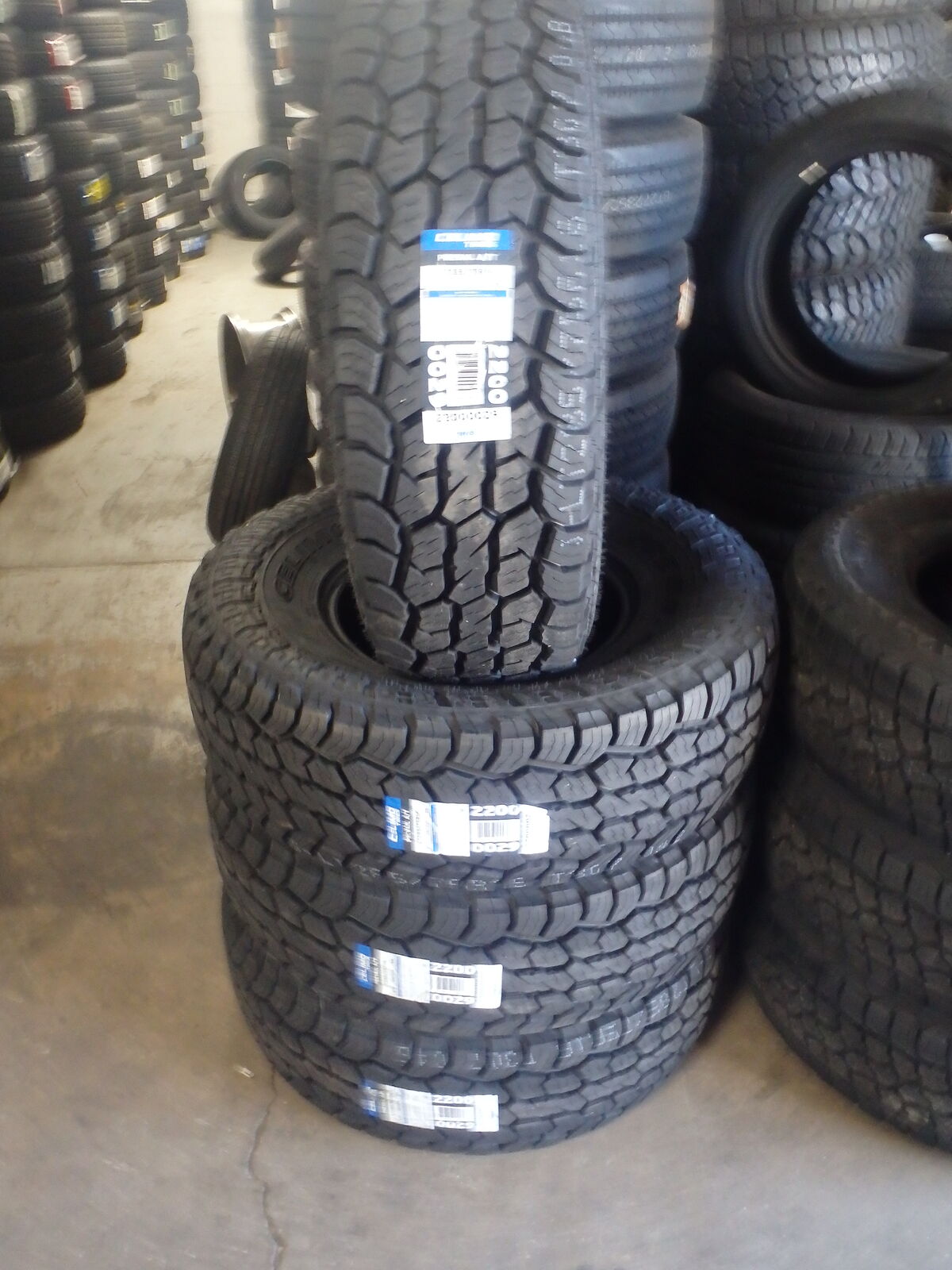 285/75R16 CELIMO PREVAIL A/T SET OF BRAND NEW TIRES