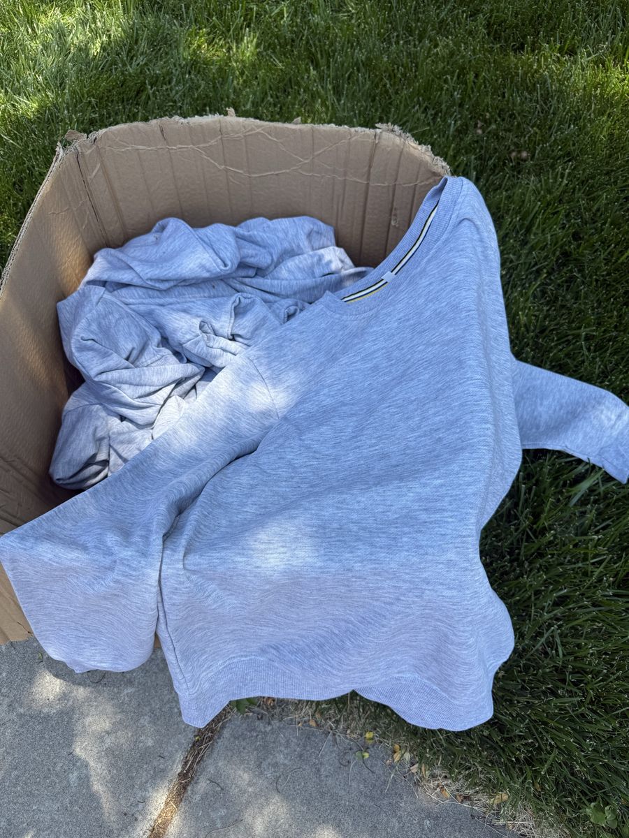 Grey Crew Neck Sweatshirt - Size Small