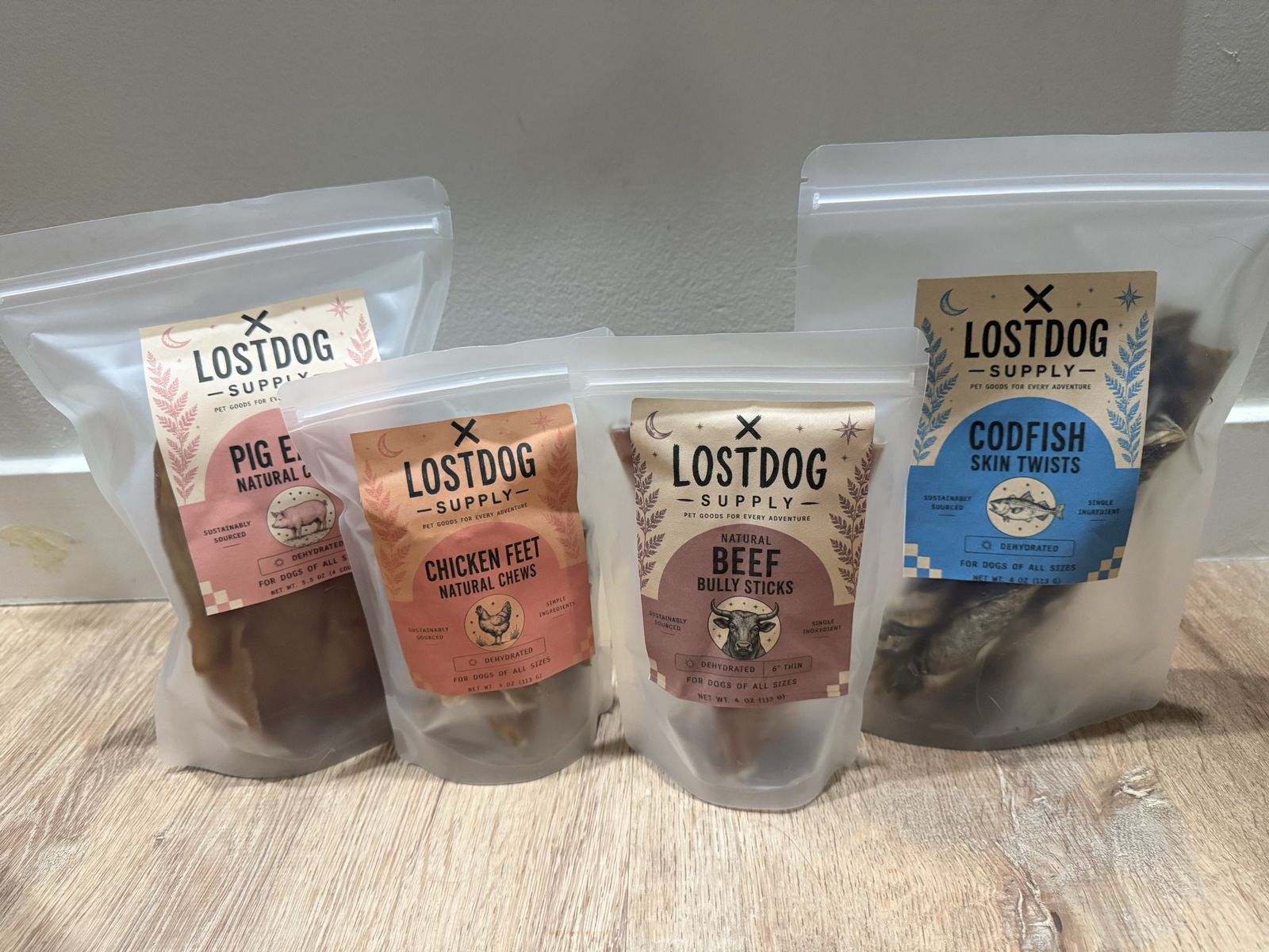 Dehydrated Dog Treat Chews