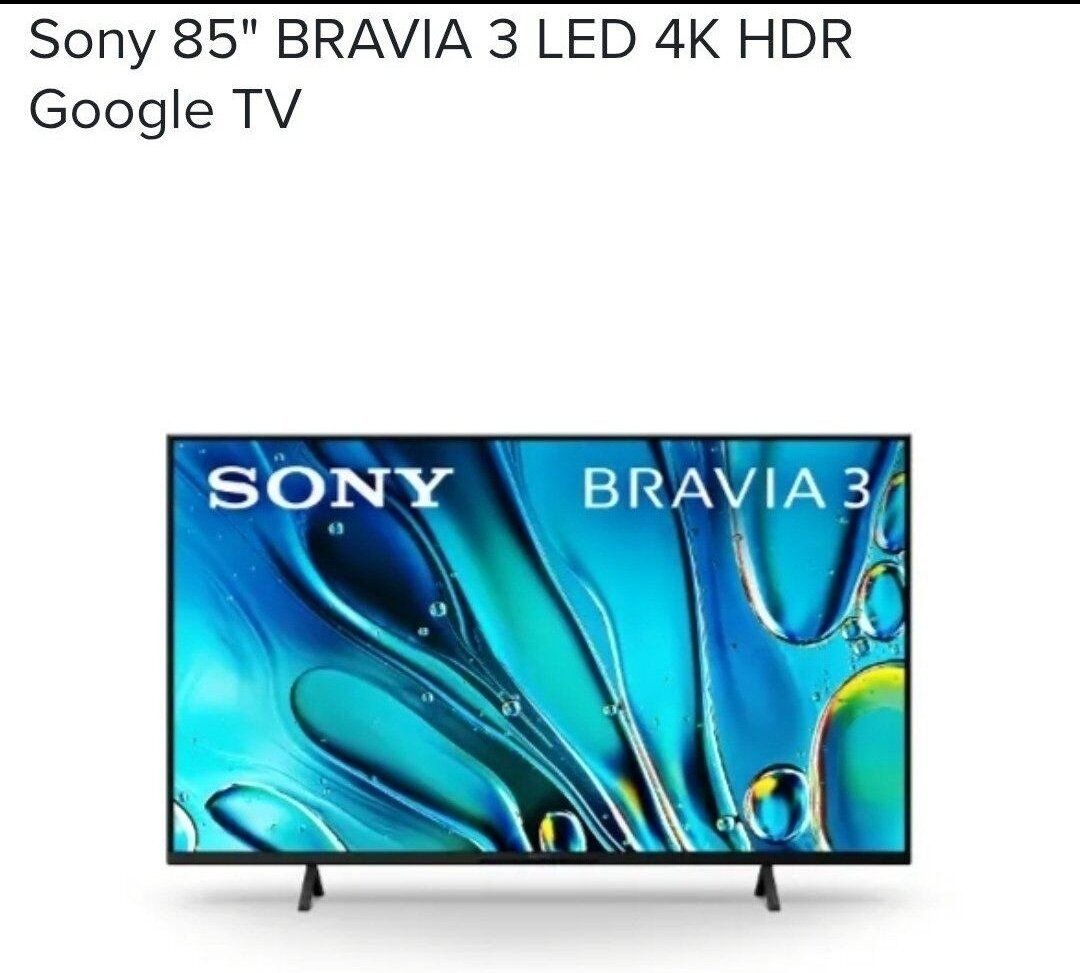 85" sony tv