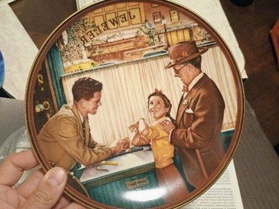 Collector plate 1989 Norman Rockwell A Time To Keep