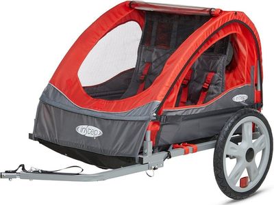 InStep Take 2 Double Bicycle Trailer 2-Child Seater, Bike Trailer for Kids, Quick Fold Design