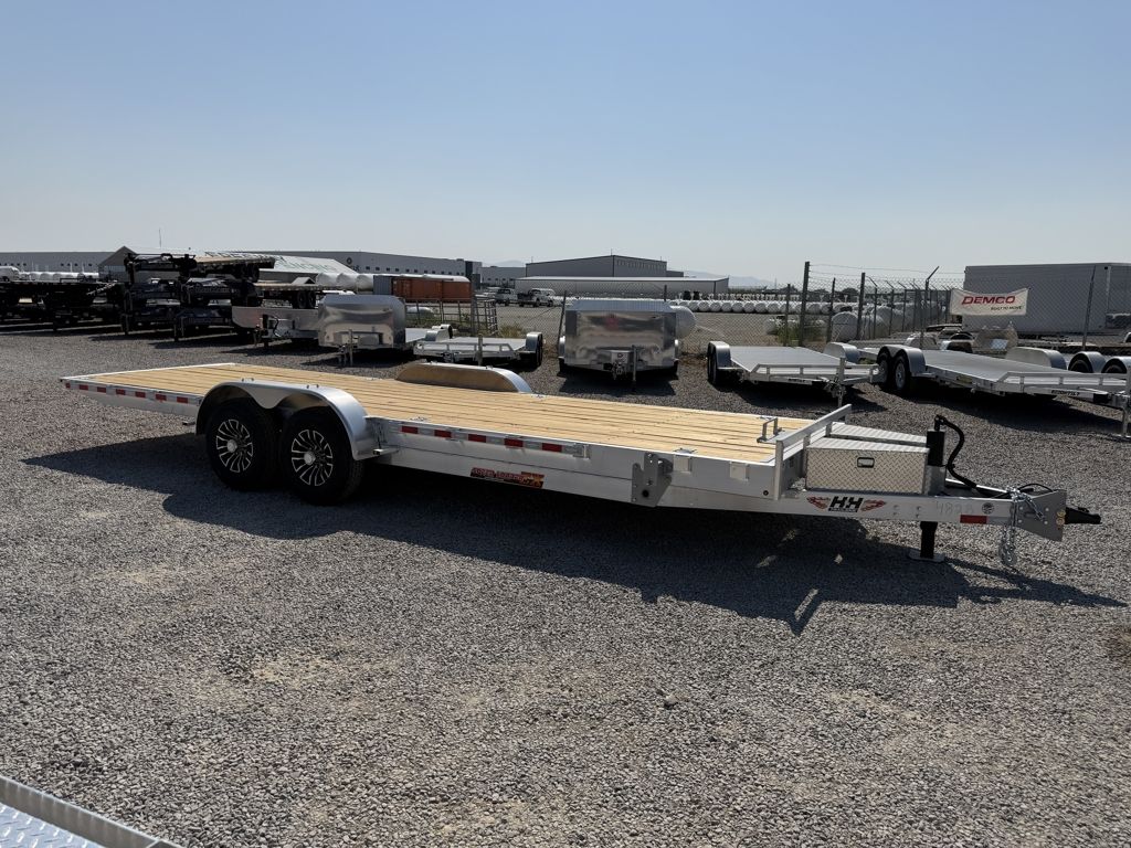 2026 H&H 7x24 Speed Loader 14K Aluminum Tilt Flatbed Car Hauler