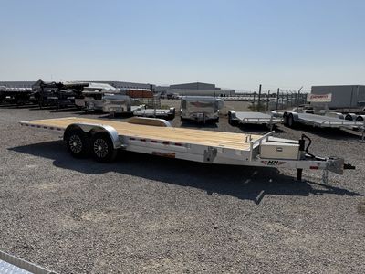 2026 H&H 7x24 Speed Loader 14K Aluminum Tilt Flatbed Car Hauler