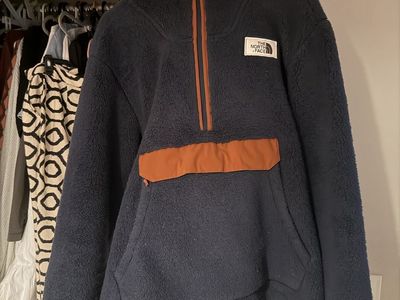 North face Campshire quarter zip hoodie Sherpa