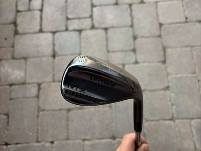 Cleveland RTX ZipCore Black Satin 58 Degree Wedge (10 Mid Bounce)