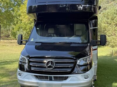 2020 Black Winnebago NAVION 24D with Light Interior, Mercedes DIESEL Motorhome