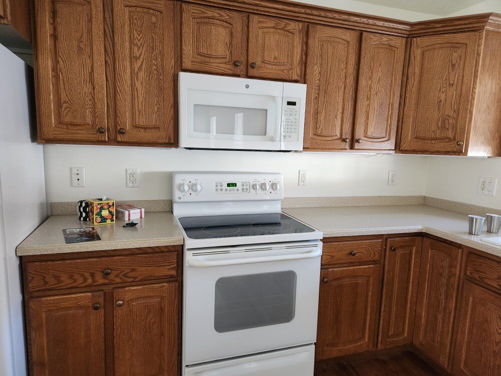 White Fridge, Oven, Microwave Set