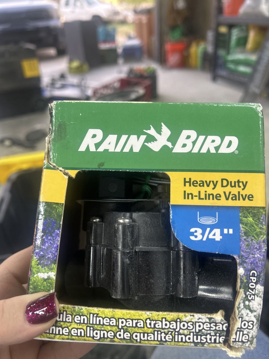 Rain Bird CP075 Heavy Duty 3/4" In-Line Sprinkler Valve for Irrigation Systems