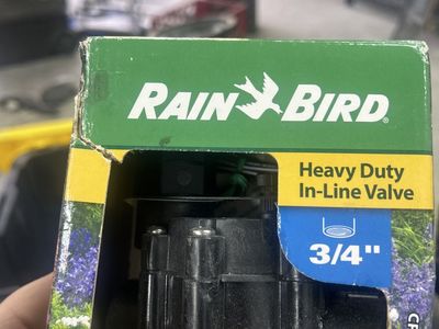 Rain Bird CP075 Heavy Duty 3/4" In-Line Sprinkler Valve for Irrigation Systems