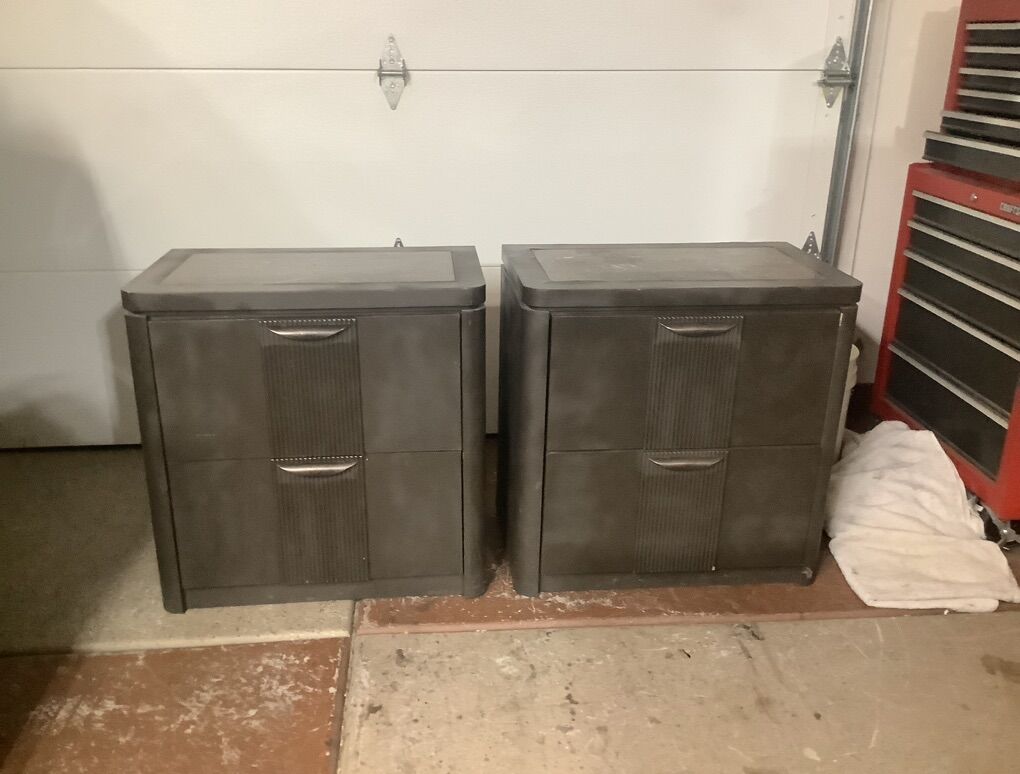 Pair Of Unique Nightstands/End Tables