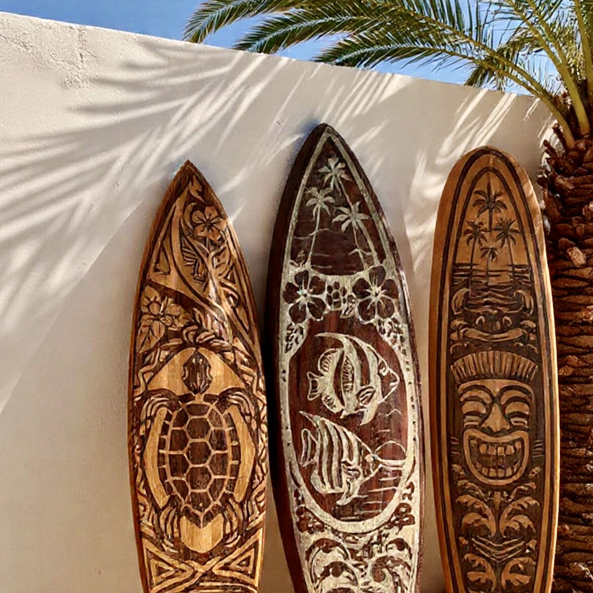 Engraved SurfBoard Décor #Handmade #surfStyle