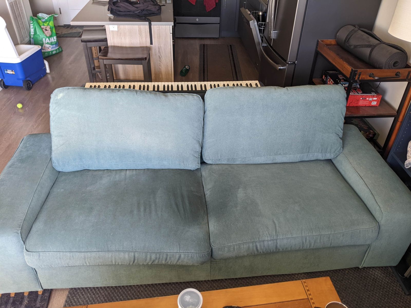 IKEA KIVIK sofa, Kelinge gray-turquoise