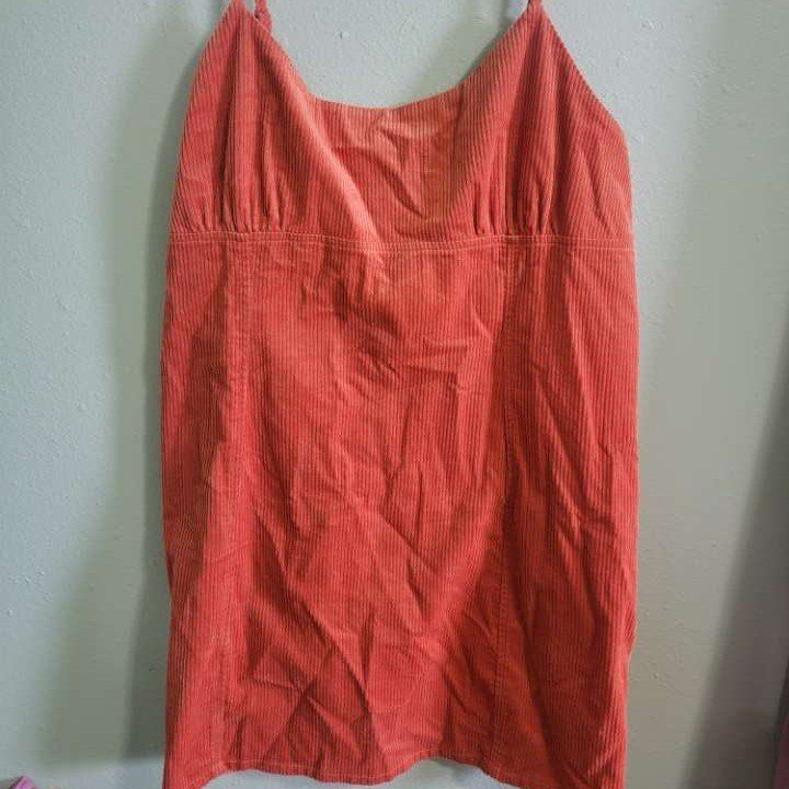 womens orange dress