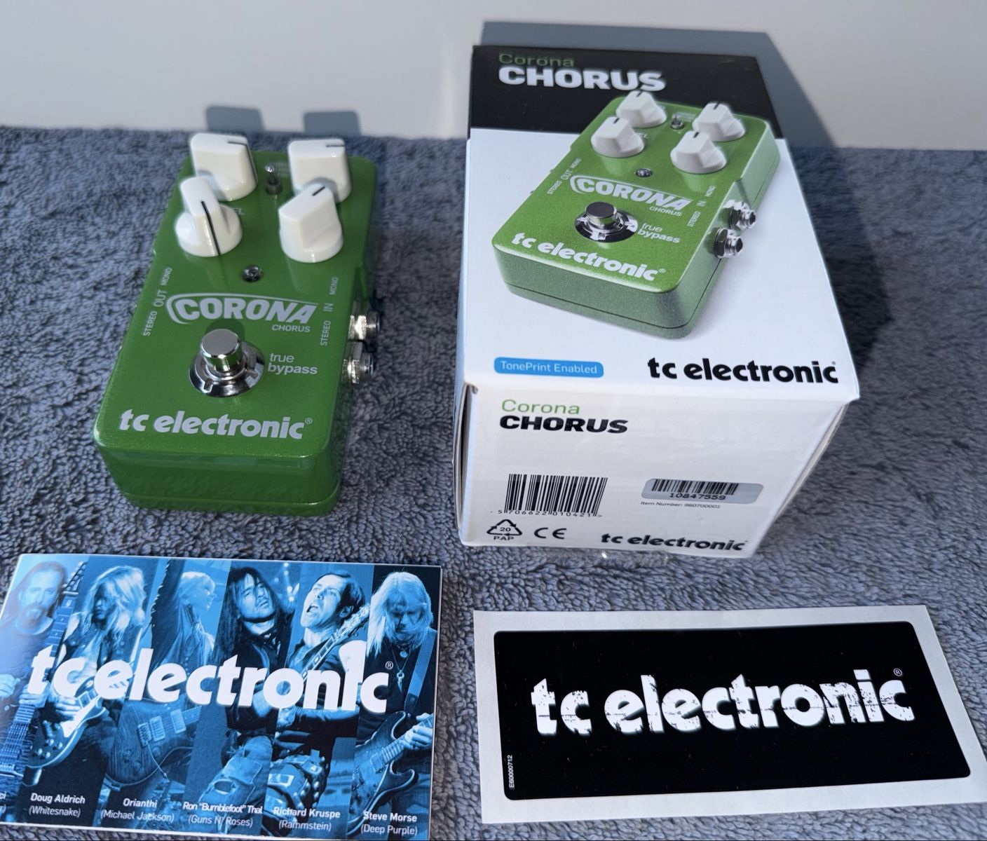 TC Electronic Corona Chorus Pedal - New with Original Box