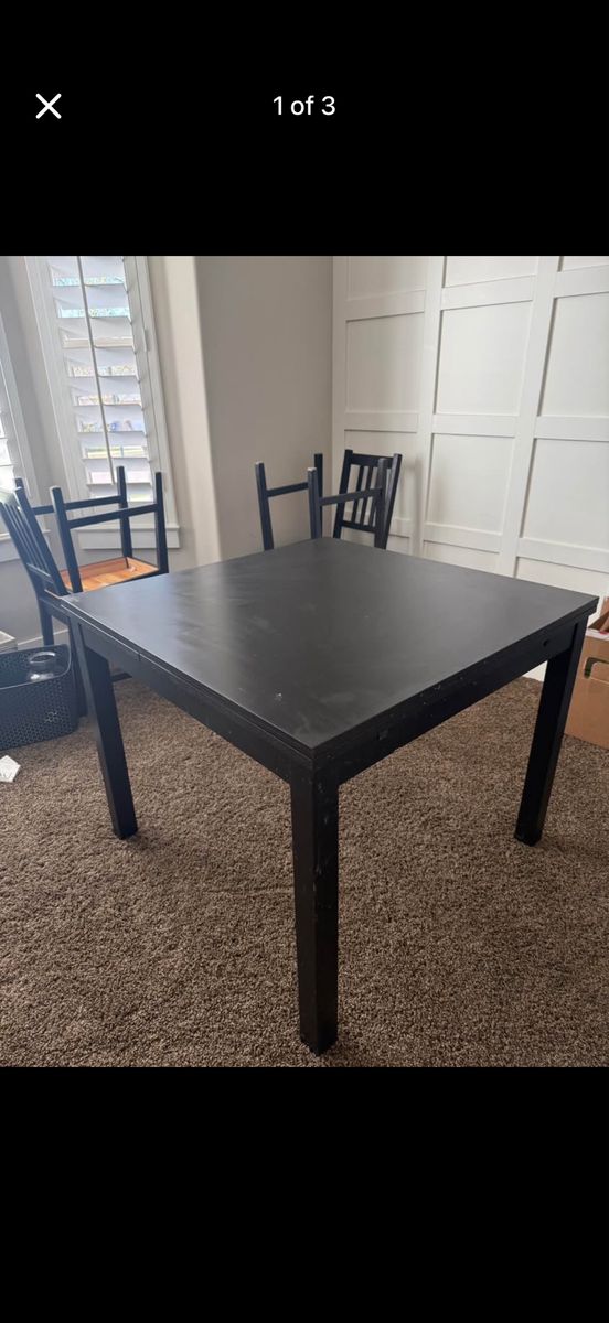 Dining Table And 4 Chairs