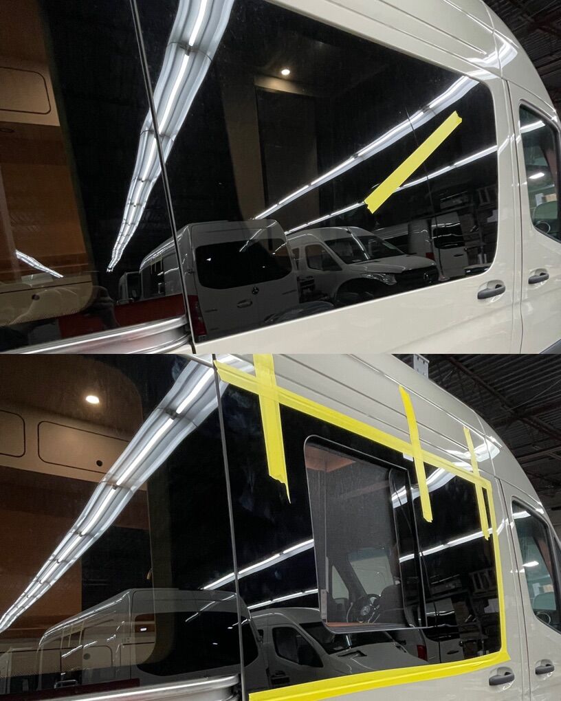 07-26 Mercedes SPRINTER Slidin Glass Convertion