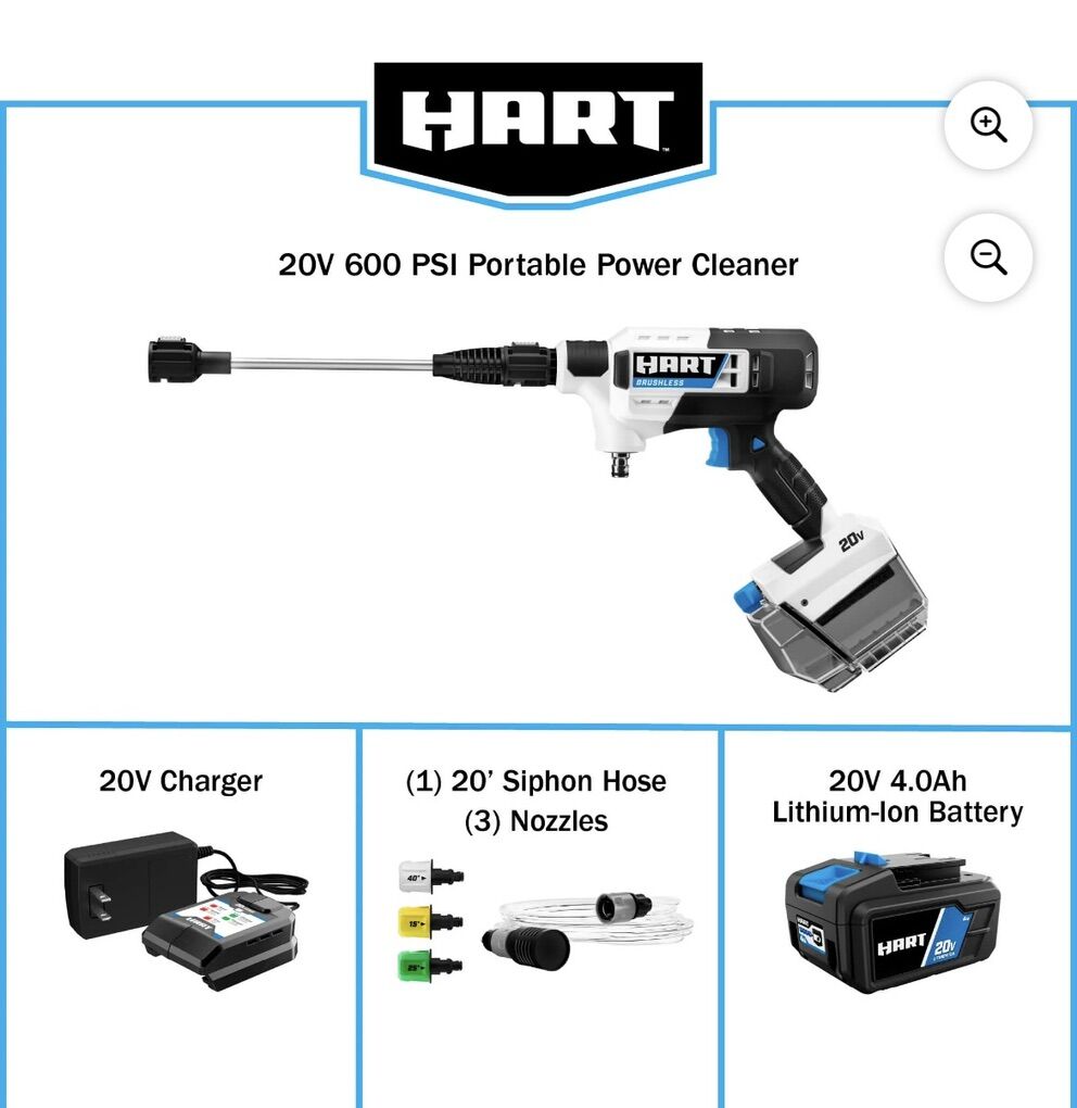 New HART Cordless Pressure Washer!