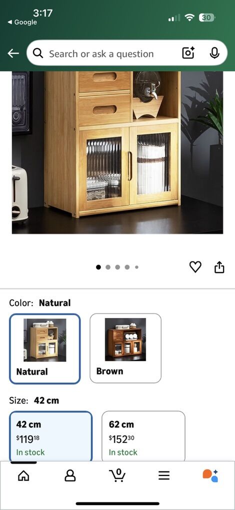 Countertop Storage Cabinet