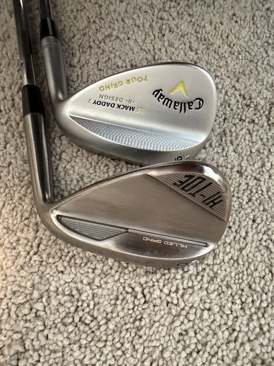 Callaway Mack Daddy 2 56° & TaylorMade Hi-Toe 60°