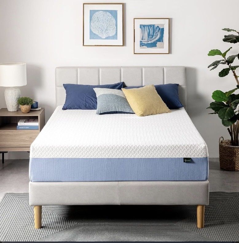 NIB ZINUS Queen 12 Inch Gel Memory Foam Mattress