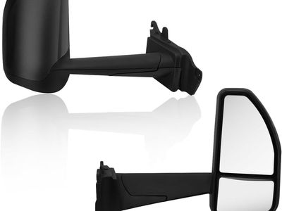 2023+ Peterbilt 579 Semi Trucks Hood Mirror Right Passenger Side, Black