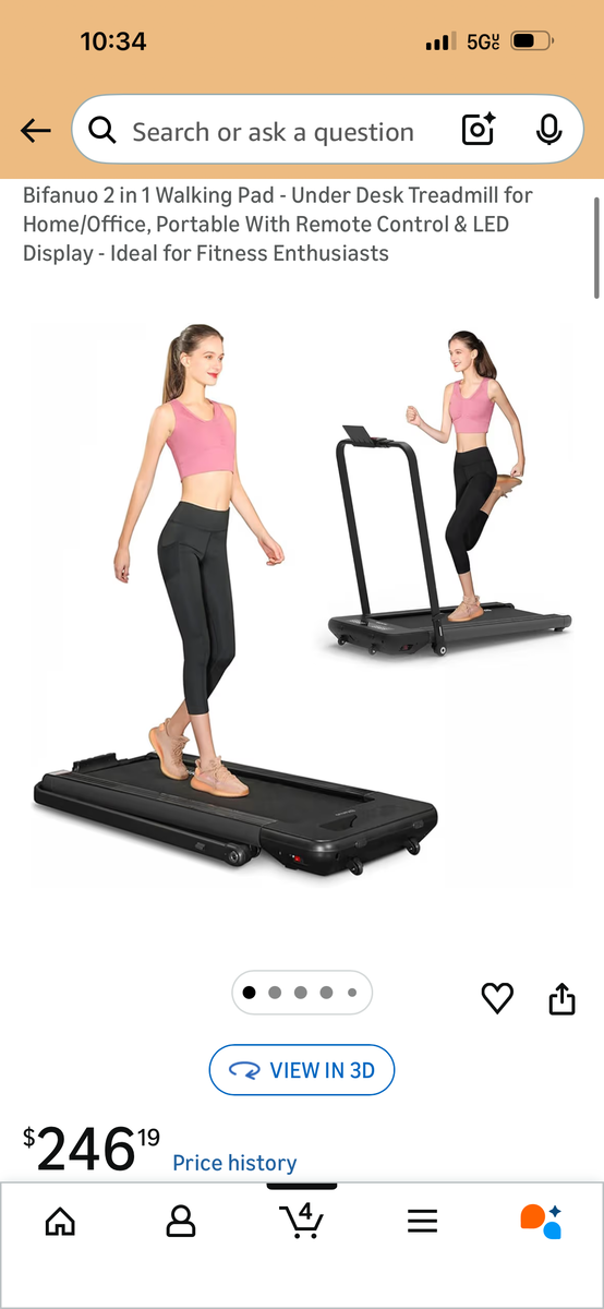 Used Bifanuo Walking Pad/Treadmill
