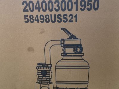 Flowclear Pool Filter Pump and Sand Filter System - New in Box