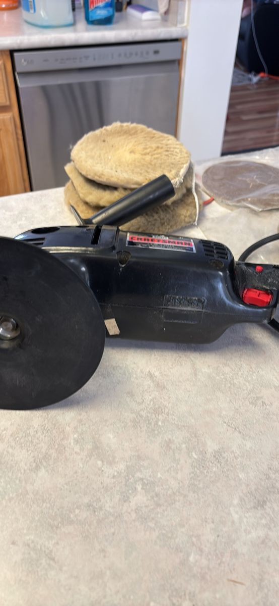 Craftsman 9-inch Buffer Polisher Kit with Pads & Case - Used, Works Great!