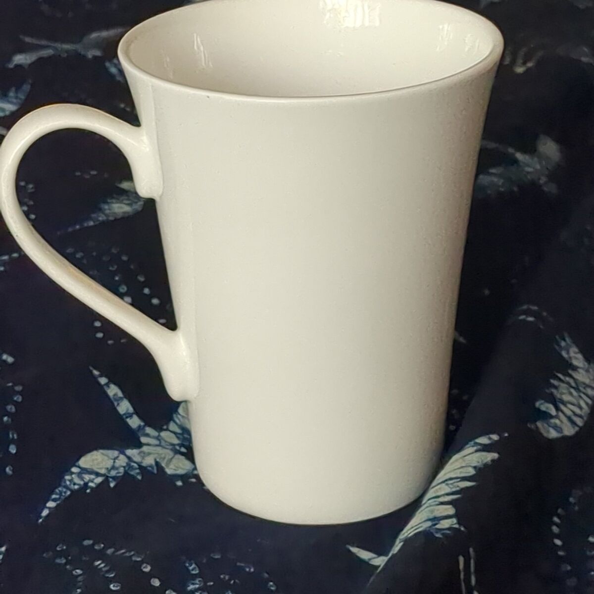 Vintage Mikasa white bone coffee cup