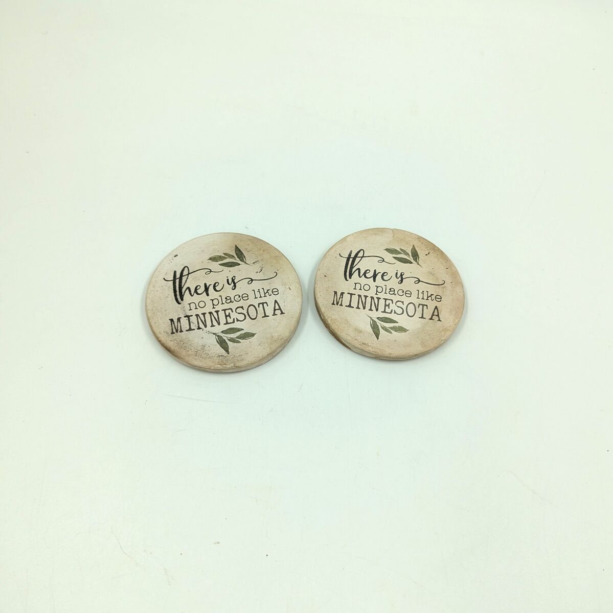 There is No Place Like Minnesota Coasters Set of 2
