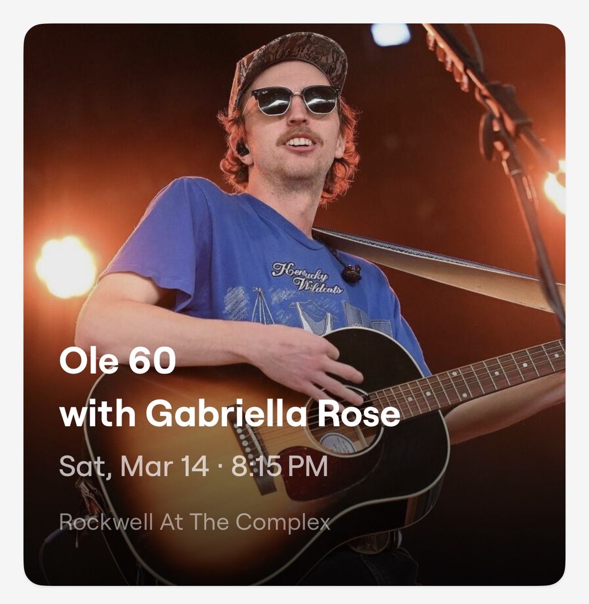 saturday Night Ole 60 Tickets March 14th