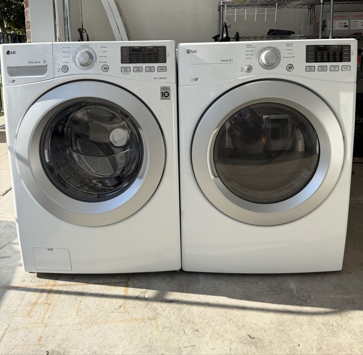 Lg Washer & Electric Dryer 