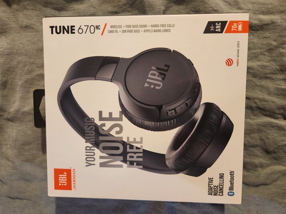 JBL Tune 670NC Bluetooth Headphones