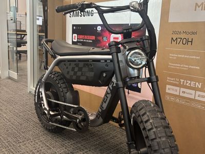 SUPER73 Electric Fat Tire Bike - Silver & Black
