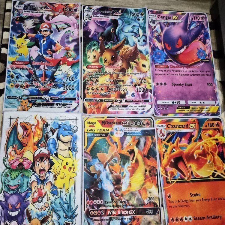 New Pokémon card Rugs / large gaming mouse pad, Desk mat.