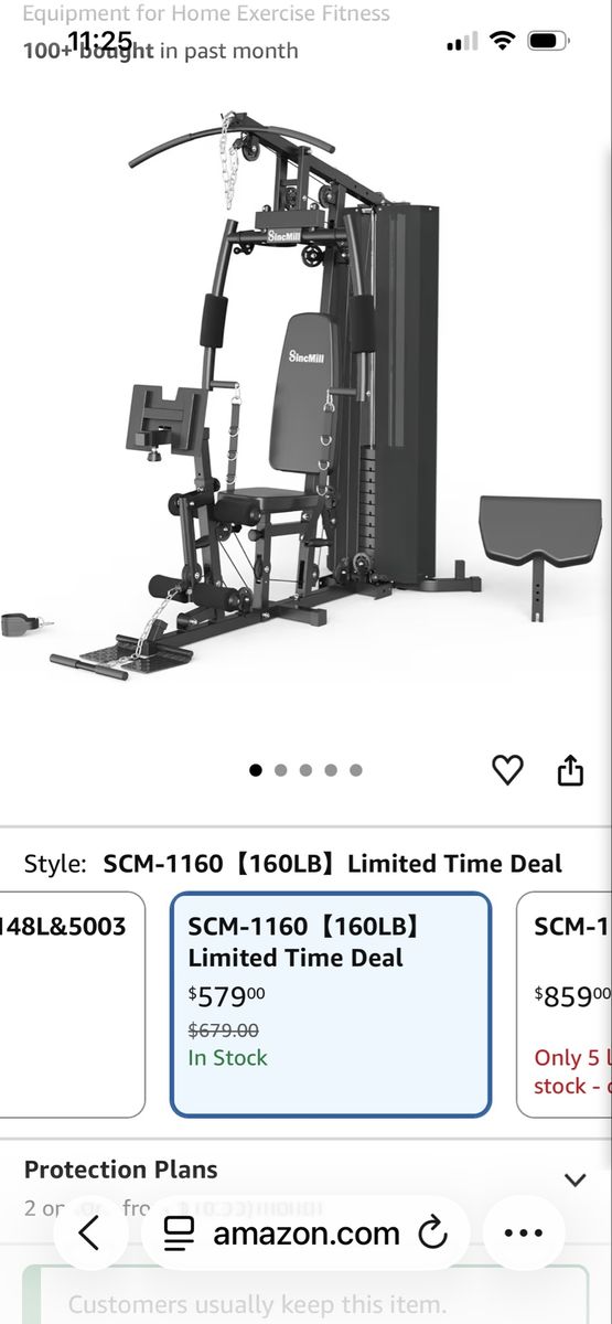 SincMill SCM-1160 160LB All-in-One Home Gym Fitness Machine