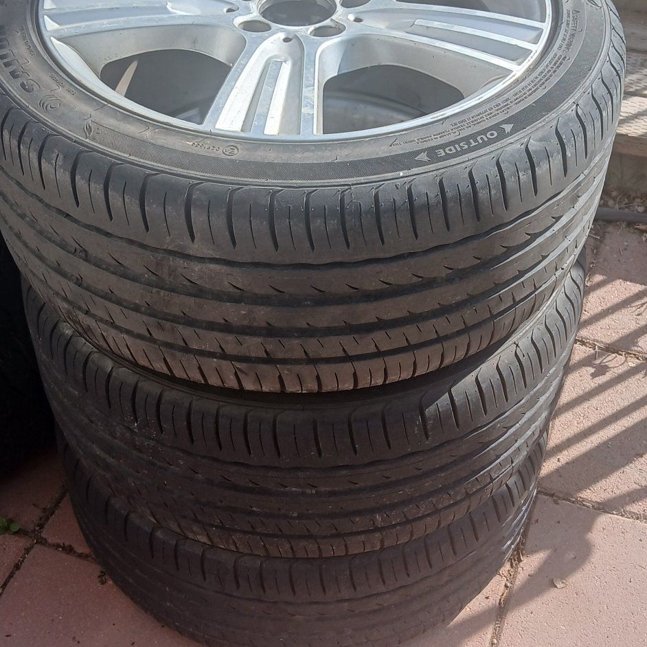 3 used Tires with Rims