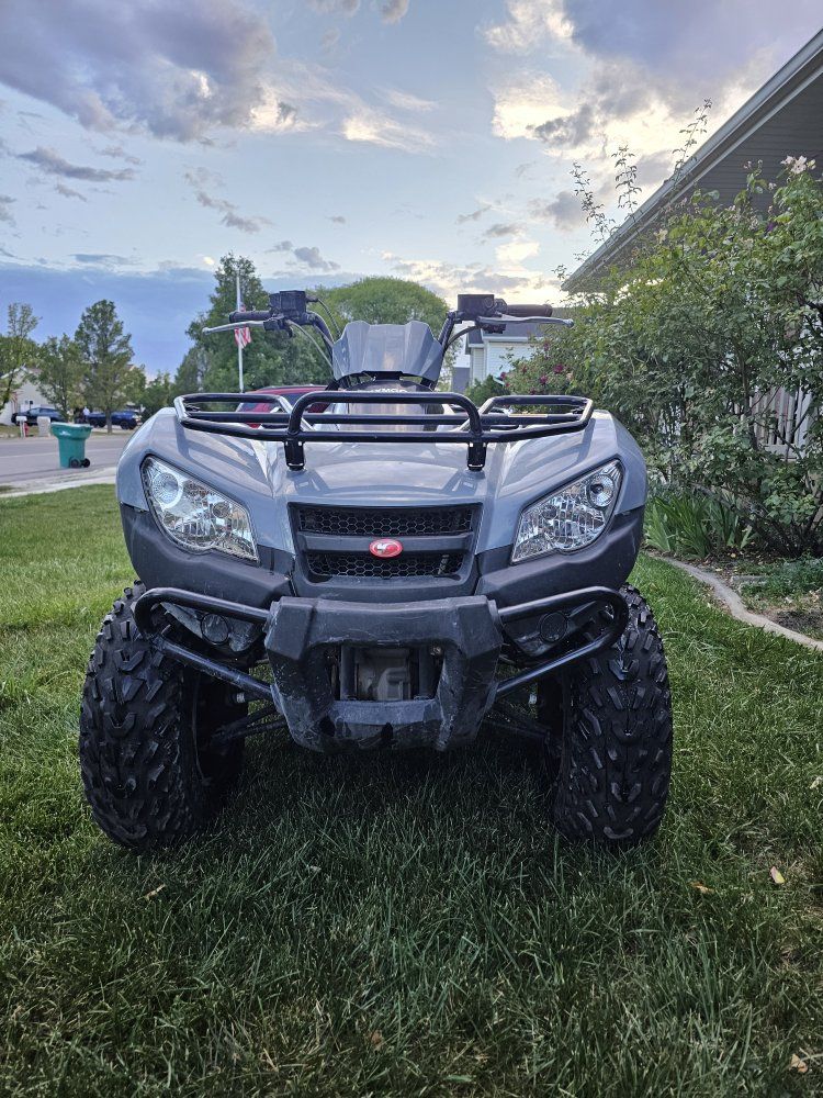 2009 Kymco MXU 375 ATV - Gray All-Terrain Vehicle
