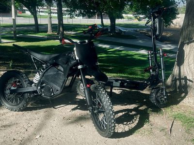 Mototec 60V 2000W Electric Dirt Bike - 41 MPH, 15.4AH Battery, Removable Battery, 150lb Limit