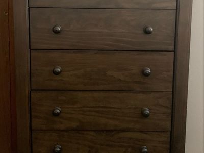 BRAND NEW IN BOX HIGH QUALITY 5 DRAWER DRESSER